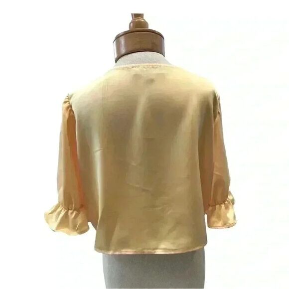 ELOQUII BEAUTIFUL SATIN-LOOK CROP - Picture 5 of 6